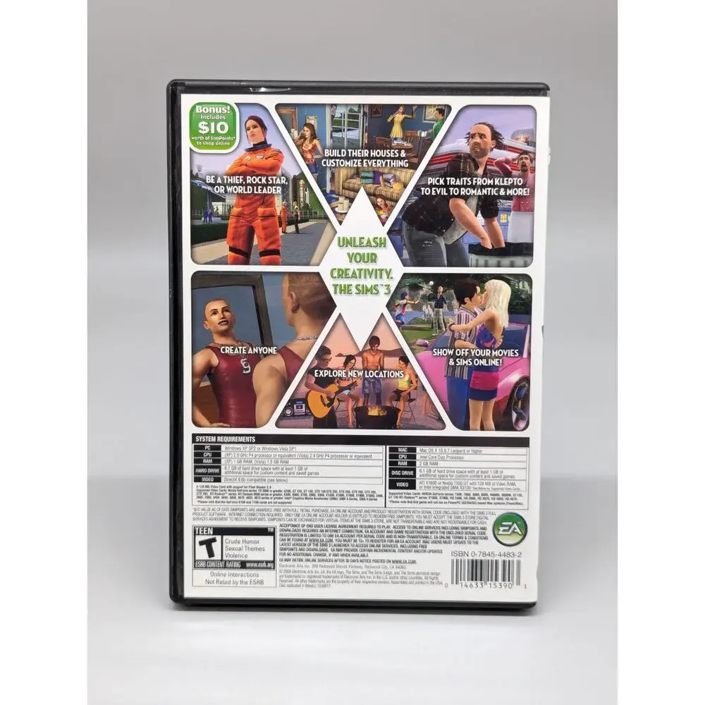 Sims 3 PC Video Game Windows Mac 2009 Tested